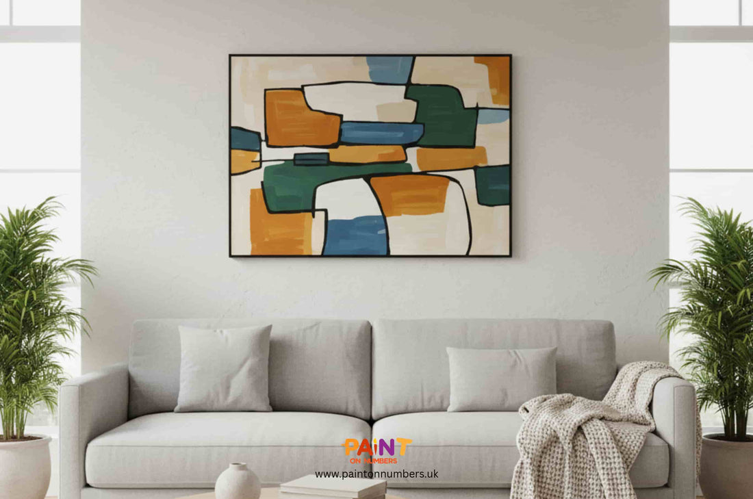 Why Abstract Paint by Numbers Is Perfect for Modern UK Homes