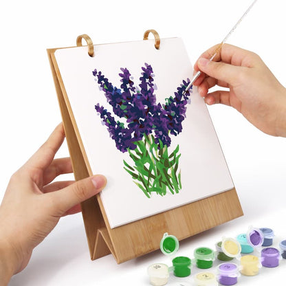 Botanical Flowers Paint by Numbers Calendar