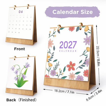 Botanical Flowers Paint by Numbers Calendar