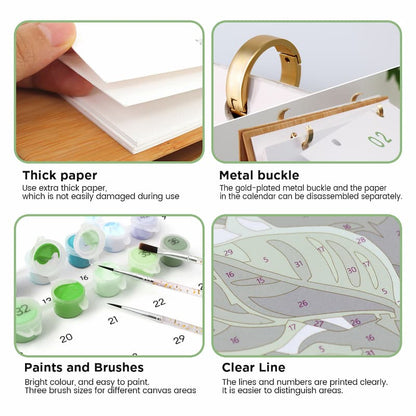 Plant Collection Paint by Numbers Calendar