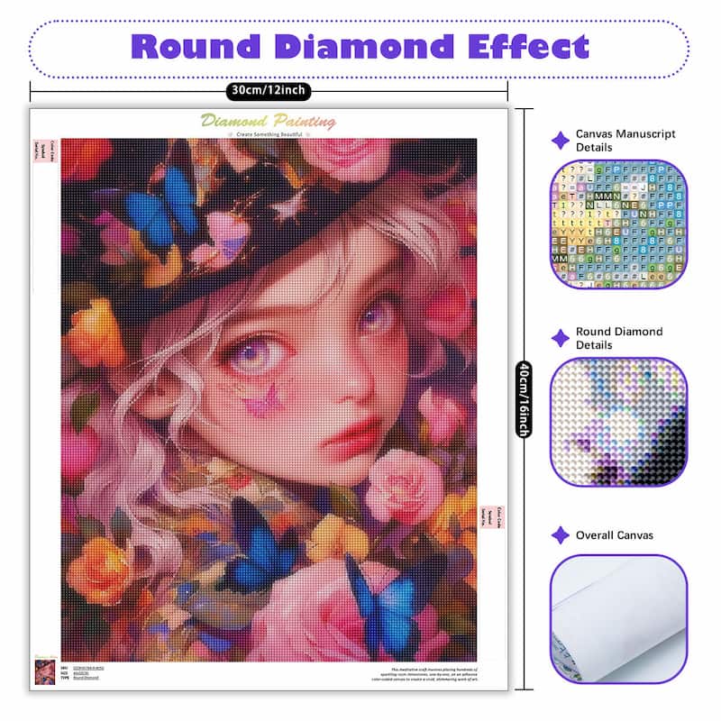Butterfly Dreamer - 5D Diamond Painting Kit