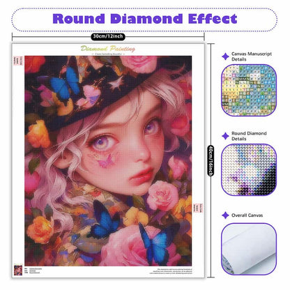 Butterfly Dreamer - 5D Diamond Painting Kit
