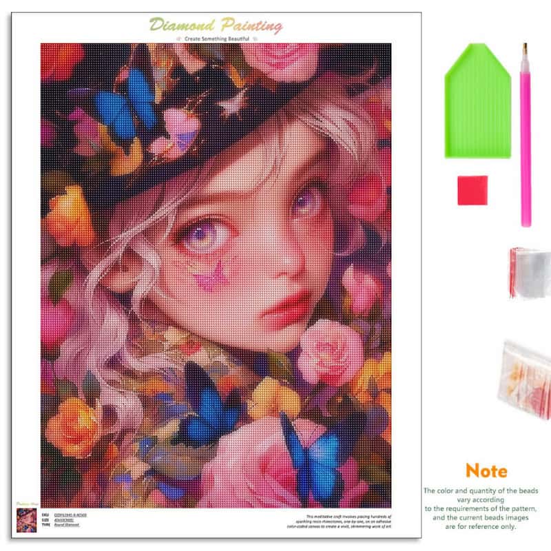 Butterfly Dreamer - 5D Diamond Painting Kit