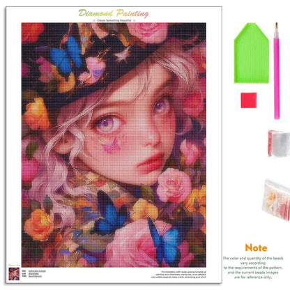 Butterfly Dreamer - 5D Diamond Painting Kit