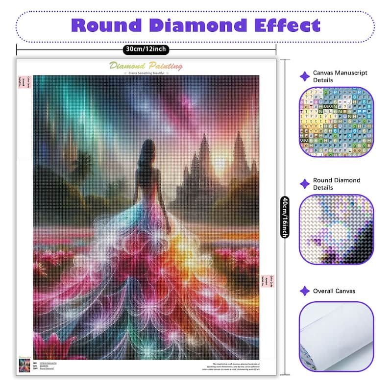 Enchanted Gown - 5D Diamond Painting Kit