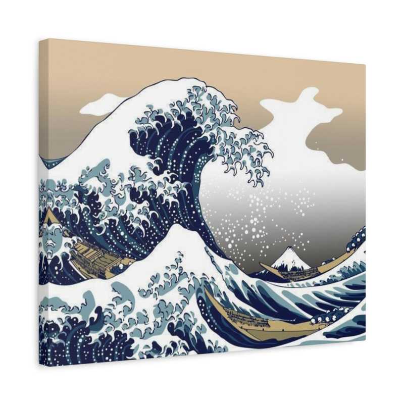 The Great Wave Paint by Numbers Kit