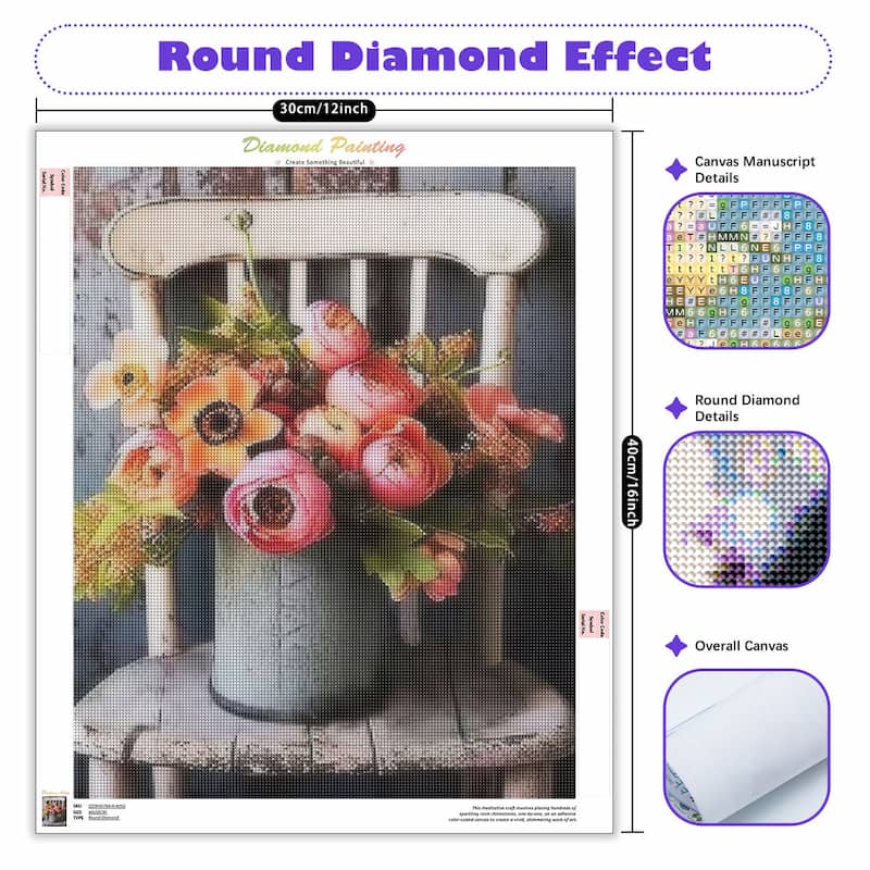 The Old Chair - 5D Diamond Painting Kit